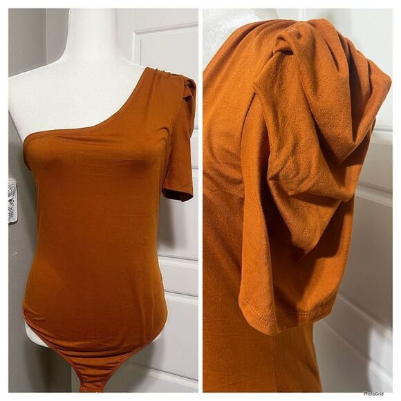 Good Luck Gem One Shoulder Bodysuit - Picture 1 of 1
